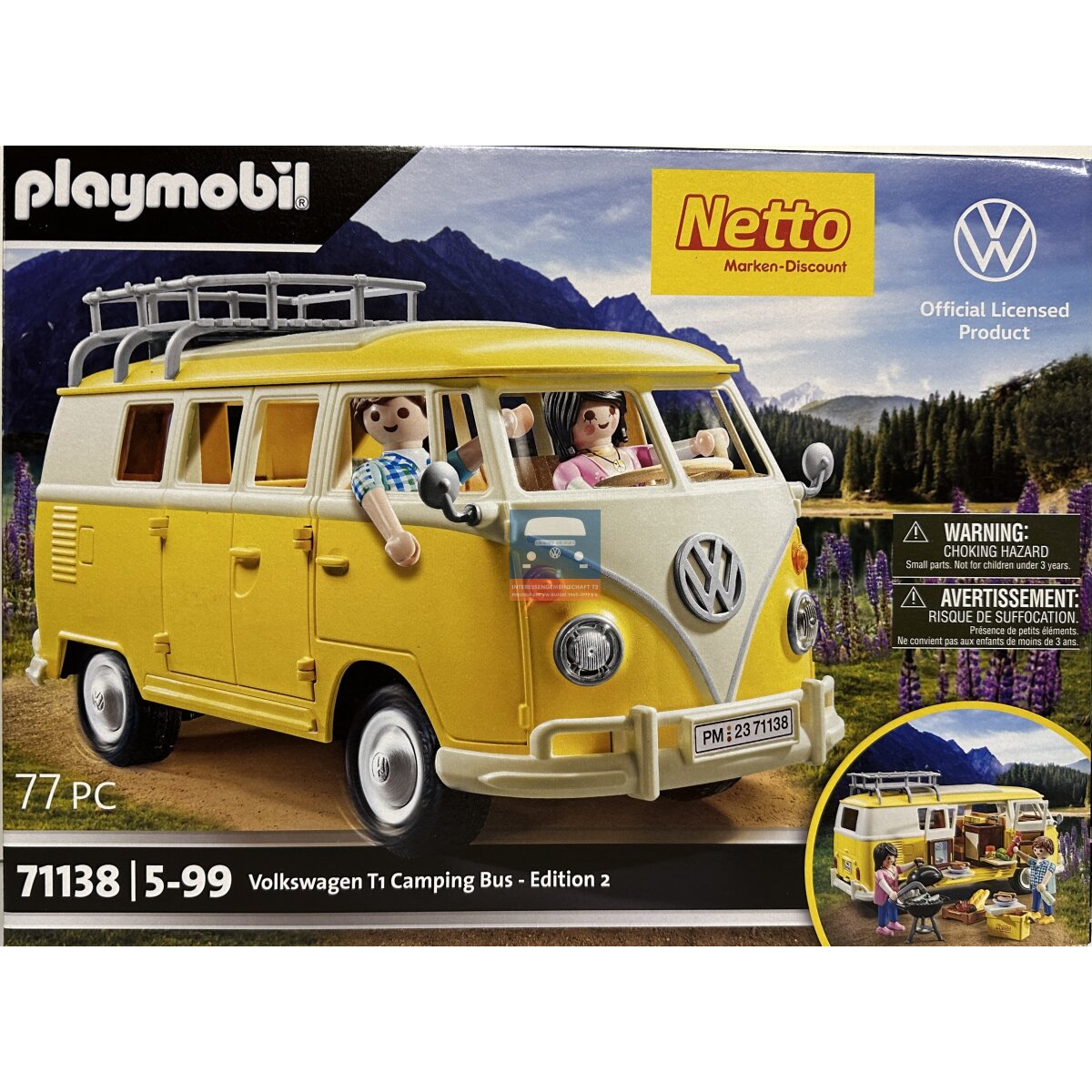 VW T1 Playmobil Campingbus EDEKA Winteredition VW T2 Bus Bulli