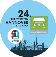 Aufkleber 24. Jahrestreffen Hannover 2017