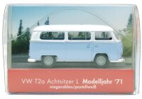 VW T2a Achtsitzer L niagarablau/pastellweiß