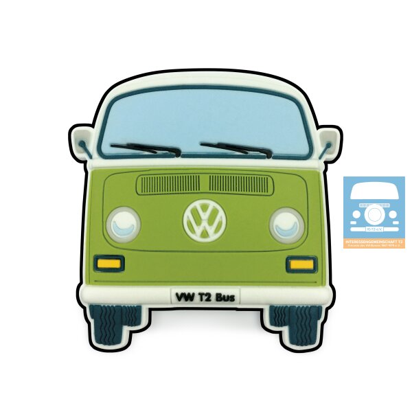 VW T2 Bus Magnet Grün