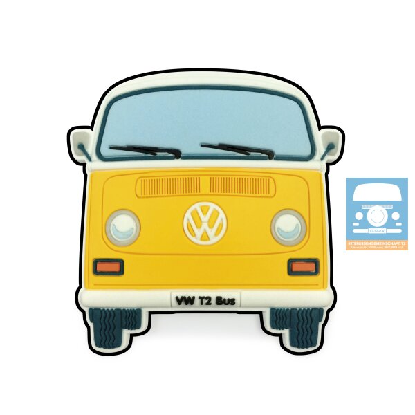 VW T2 Bus Magnet Gelb