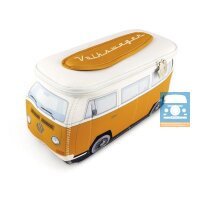 VW T2 Bus 3D Neoprene Universal Bag orange-white