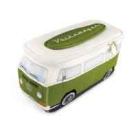 VW T2 Bus 3D Neopren-Universaltasche grün-weiß