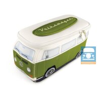VW T2 Bus 3D Neoprene Universal Bag green-white