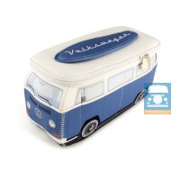 VW T2 Bus 3D Neoprene Universal Bag blue-white