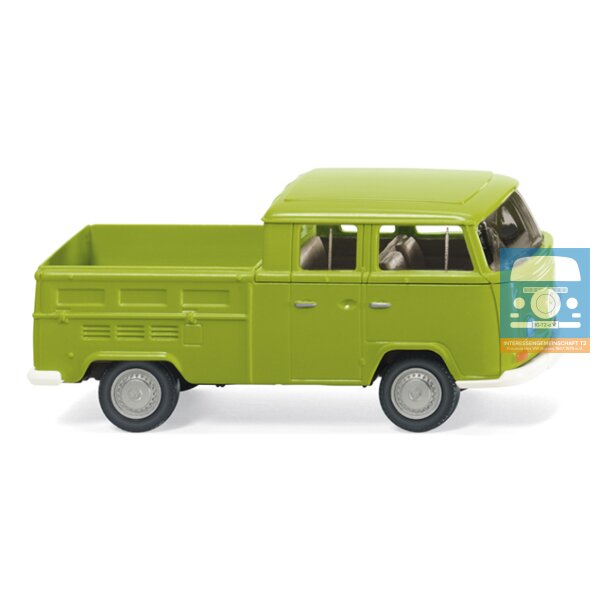 Wiking VW T2 Doppelkabine grün