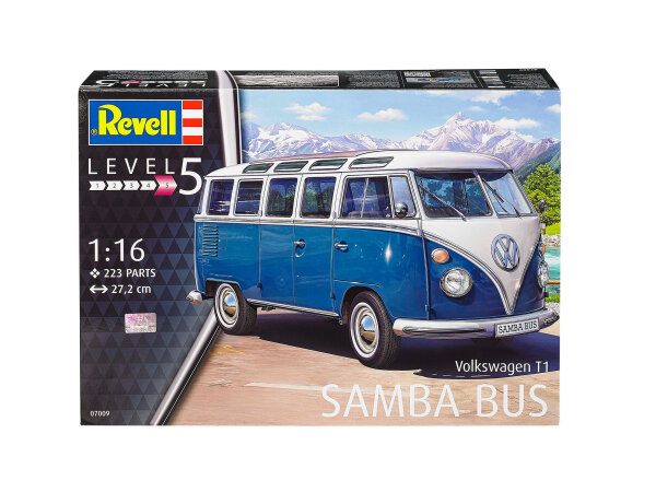 VW T1 Samba blue-white