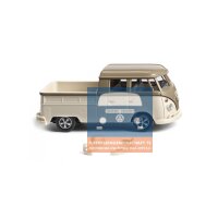 Wiking 078907 VW T1 Doppelkabine olivgrau/perlweiß