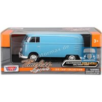 Motor Max VW T1 Kasten neptunblau 1:24