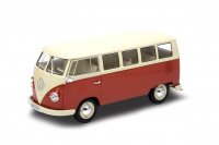 VW T1 station wagon folding roof red and white