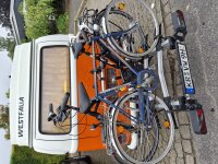 LAS SD260 bicycle carrier for the towbar