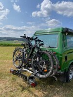LAS SD260 bicycle carrier for the towbar