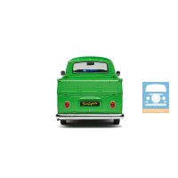 VW early baywhindow flatbed green