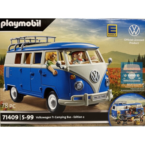 VW Playmobil plitwhindow camping blue - edition 2 for Edeka Germany