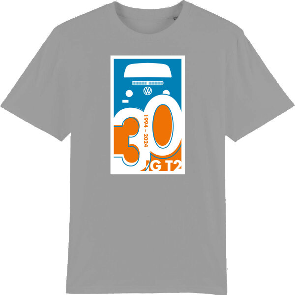 T-Shirt mit Logo "30 Jahre IG T2" gedruckt