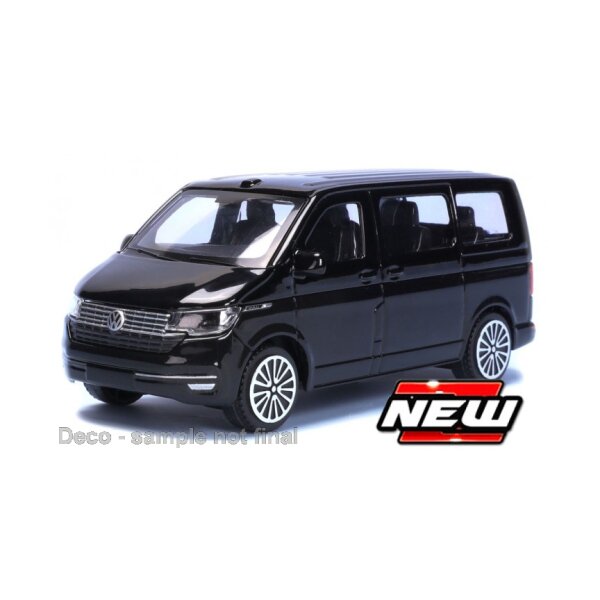 Burago VW T6.1 Bus 2020 schwarz 1/43