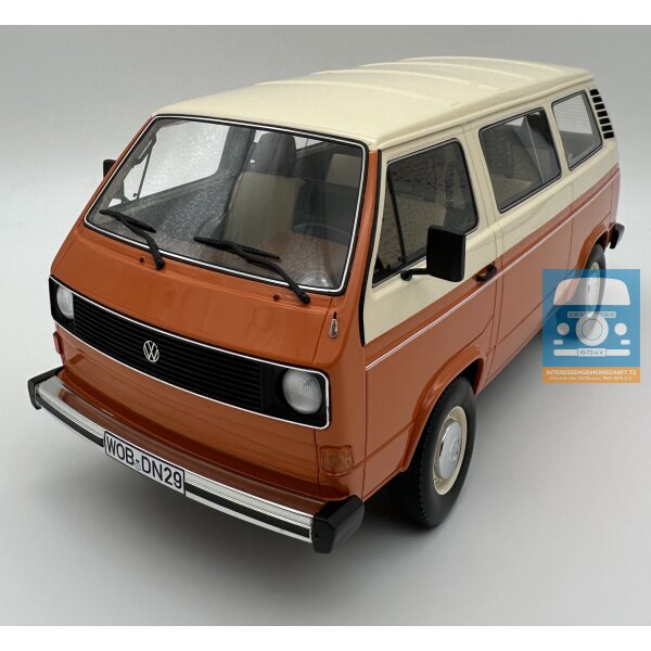 Premium Classixxs VW T3 Bus orange 1:18 OVP - VW T2 Bus Bulli