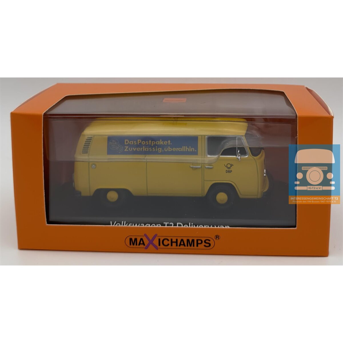 Minichamps 940053062 VW T2 Delivery Van 1972 Deutsche Bundespost 1
