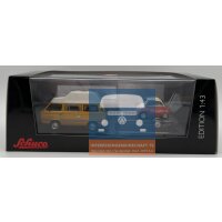 Schuco VW T3a Westfalia Joker Hochdach gelb mit Hänger & Isetta OVP 1:43