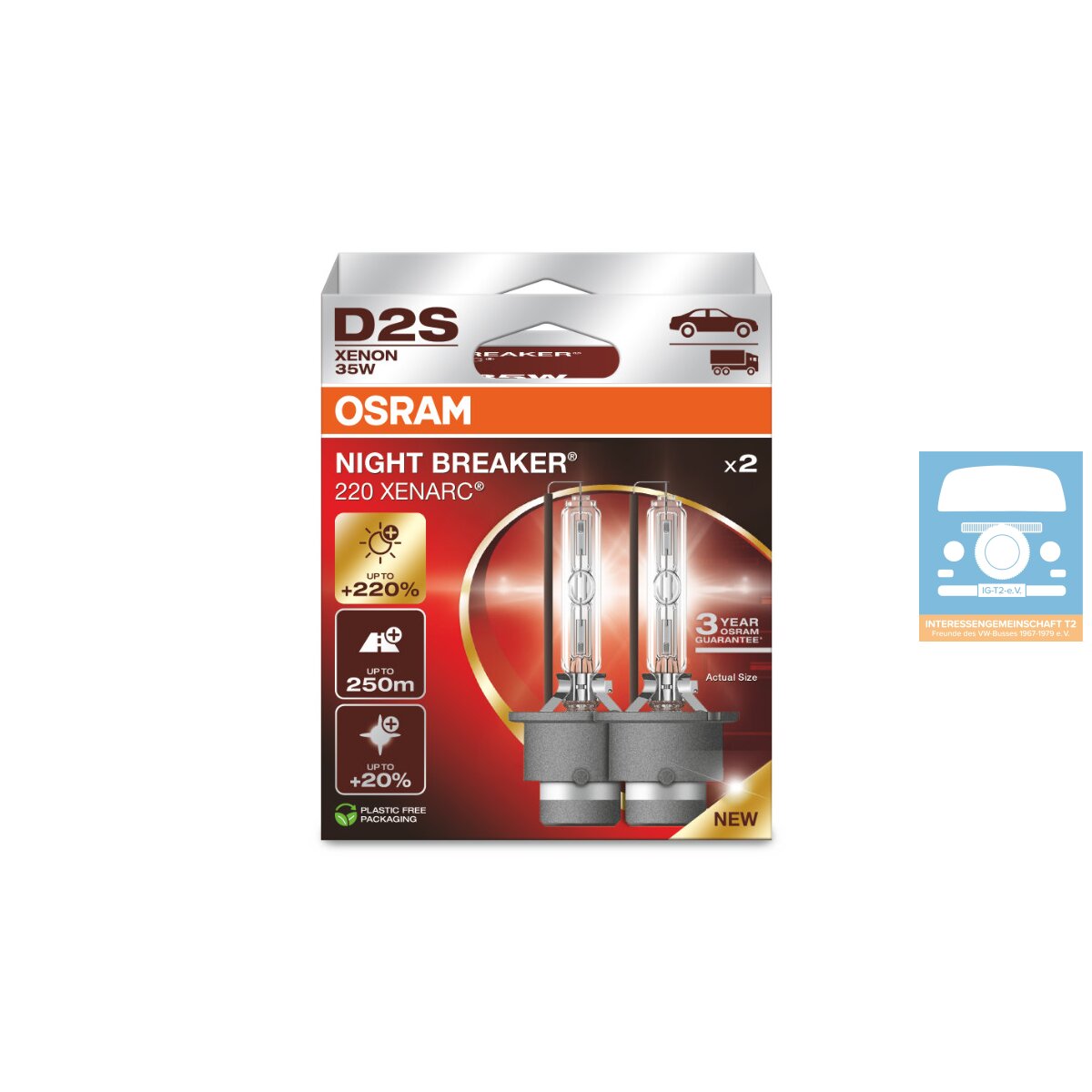 OSRAM XENARC NIGHT BREAKER 220 D2S - VW T2 Bus Bulli - Webshop für Mo ...
