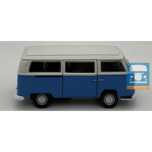 Welly VW T2a Fensterbus 1:34-1:39 aus Display weiß/blau