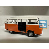 Welly VW T2a Fensterbus 1:34-1:39 aus Display weiß/orange