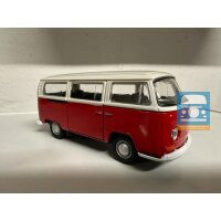 Welly VW T2a Fensterbus 1:34-1:39 aus Display weiß/rot