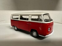 Welly VW T2a Fensterbus 1:43 aus Display weiß/rot