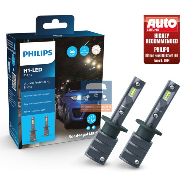 PHILIPS Ultinon Pro6000 H1 LED Boost 300% mehr Lichtt