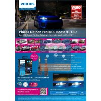 PHILIPS Ultinon Pro6000 H1 LED Boost 300% mehr Lichtt