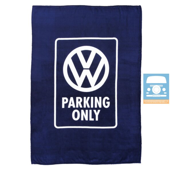VW Fleecedecke "Parking only"