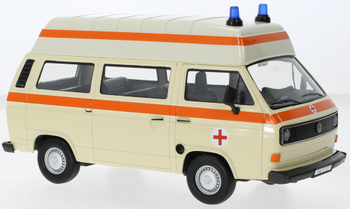 Motor Max VW T3 Hochdach rotes Kreuz 1:24 OVP