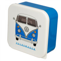 Set mit 3 Volkswagen T1 Lunchboxen rot/blau