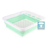 Collapsible dish rack