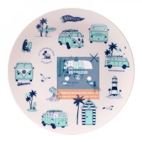 Set mit 4 VW Caravan-Picknicktellern
