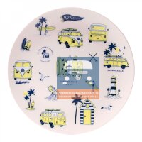 Set mit 4 VW Caravan-Picknicktellern