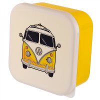 Set mit 3 Volkswagen T1 Lunchboxen türkis