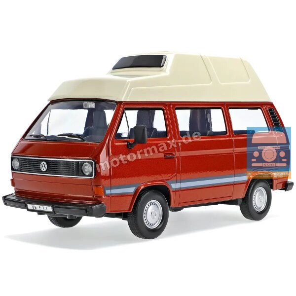 Motor Max VW T3 Camper Hochdach hellbraun 1:24