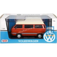 Motor Max VW T3 Camper Hochdach hellbraun 1:24