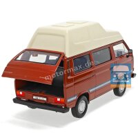 Motor Max VW T3 Camper Hochdach hellbraun 1:24