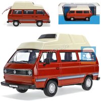 Motor Max VW T3 Camper Hochdach hellbraun 1:24