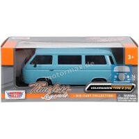 Motor Max VW T3 Bus blau 1:24