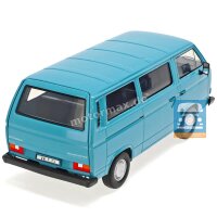 Motor Max VW T3 Bus blau 1:24