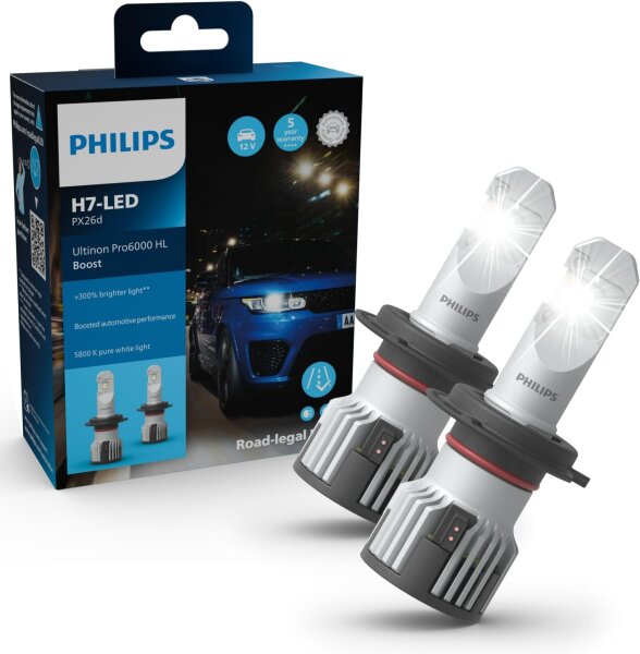 Retoure PHILIPS Ultinon Pro6000 H7 LED Boost 300% mehr Licht