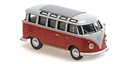 Minichamps 940052301 VW T1 Samba grau/rot 1:43