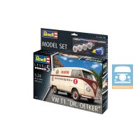 Revell 67677 VW T1 Kastenwagen "Dr. Oetker" 1:24 Bausatz Neu 124 Teile mit Basiszubehör