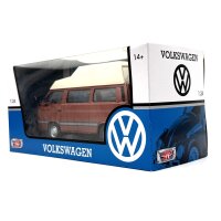 Motor Max VW T3 Camper Hochdach braun/weiß 1/24