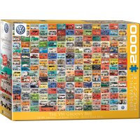 Eurographics Der VW Groovy Bus 2000-teiliges Puzzle