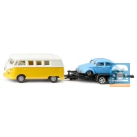 Siku 2567 VW T1 mit Anhänger mit Käfer