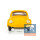 Kovap VW Beetle yellow "German Federal Post"